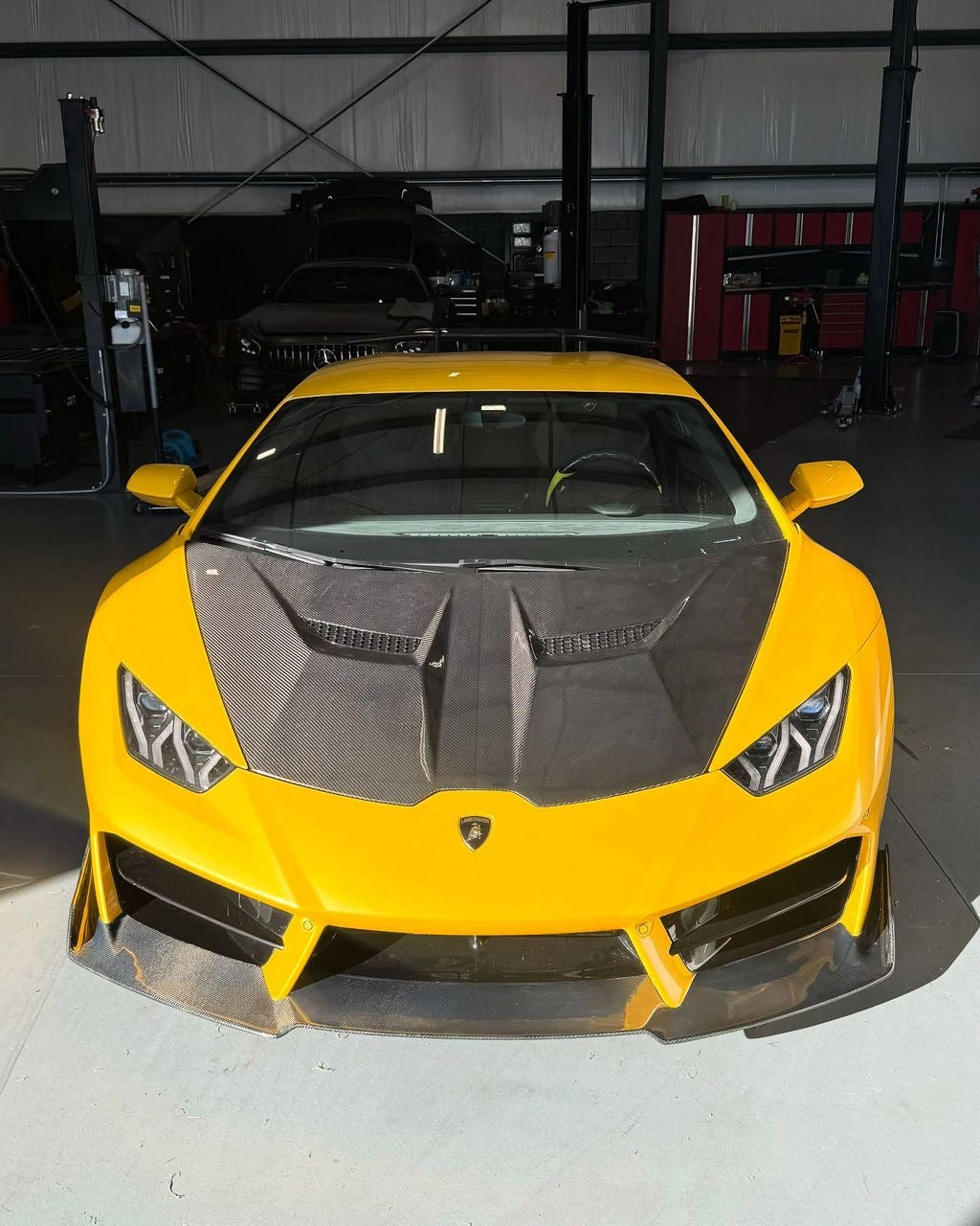Lamborghini Huracán Dry Carbon Fiber Performance Hood | Top + Bottom