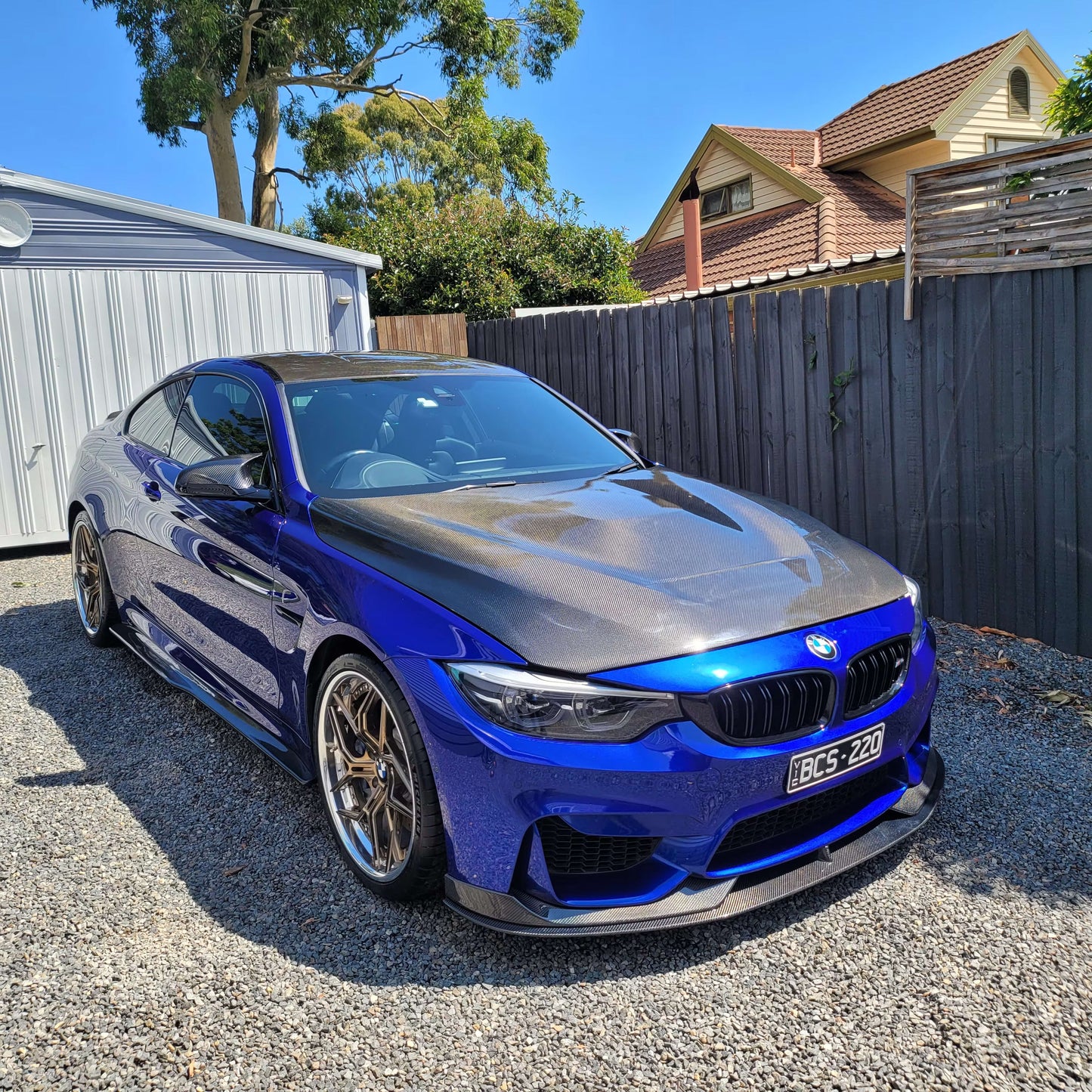 GTS REAL Carbon Fiber Hood for BMW 3 Series 4 Series M4 / M3 2012-2018 F models