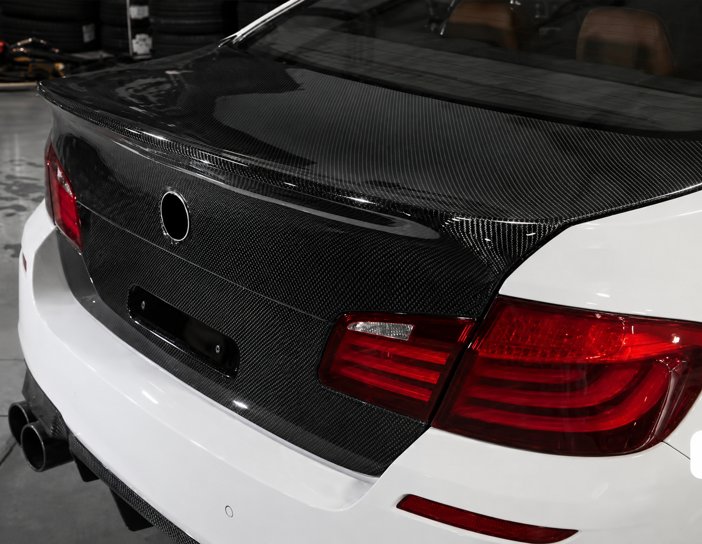 BMW 5 Series F10 2011-2016 Carbon Fiber Trunk CSL Style
