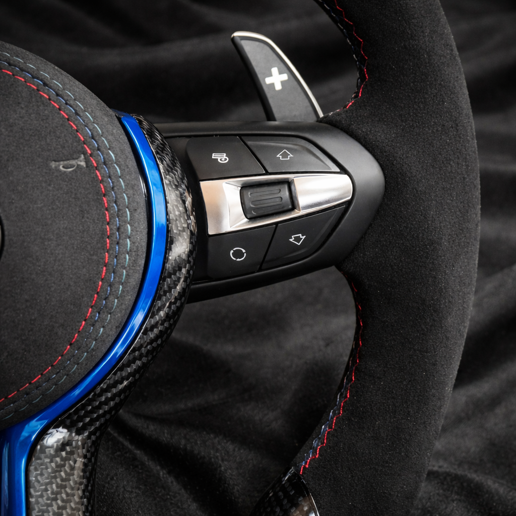 BMW M Custom Carbon Fiber / Alcantara Steering wheel for all 2013-2019 models