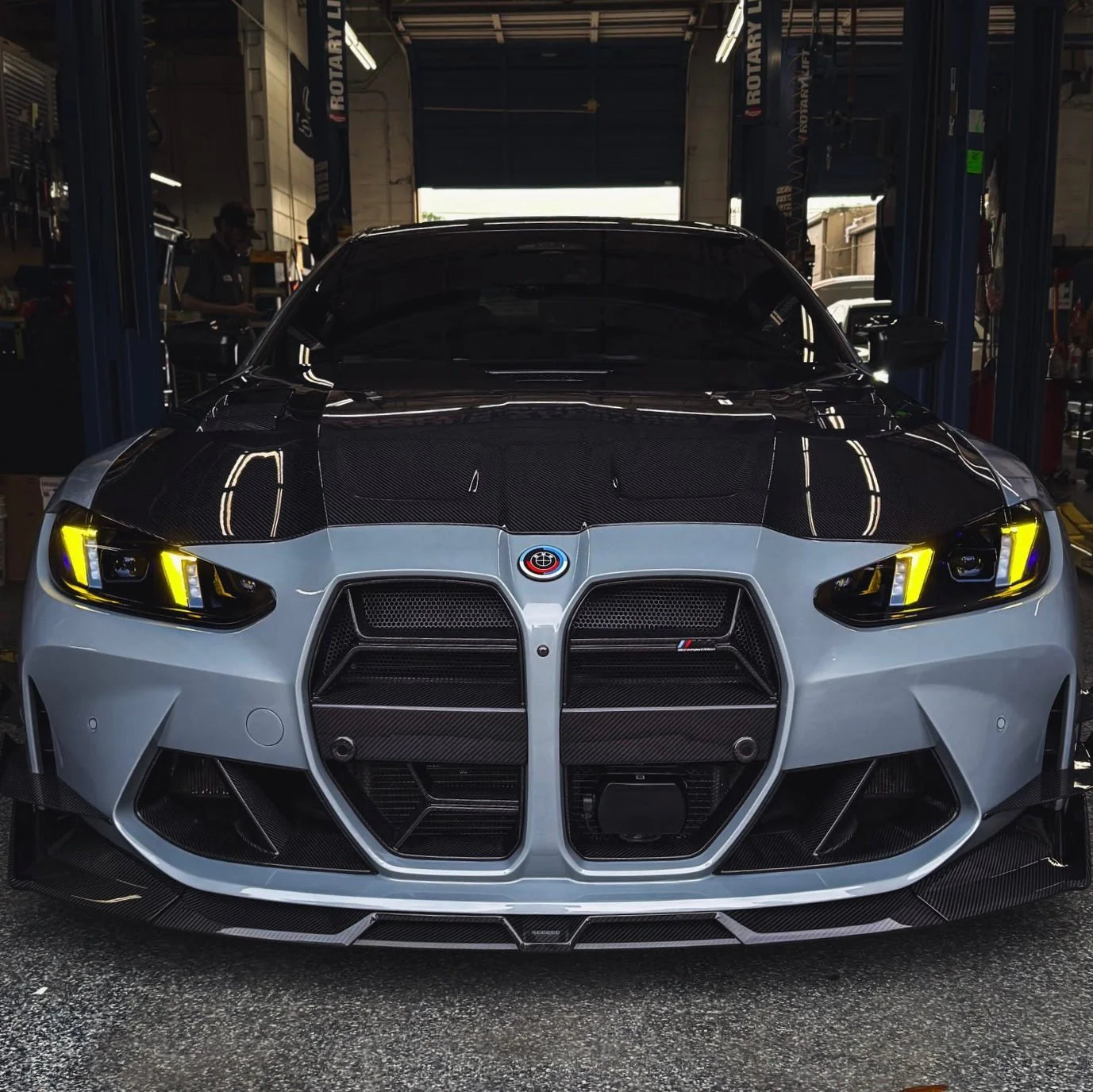 BMW Snake Style Headlights Triple DRL color feature for 4 series / M4 / M3 2021-2024