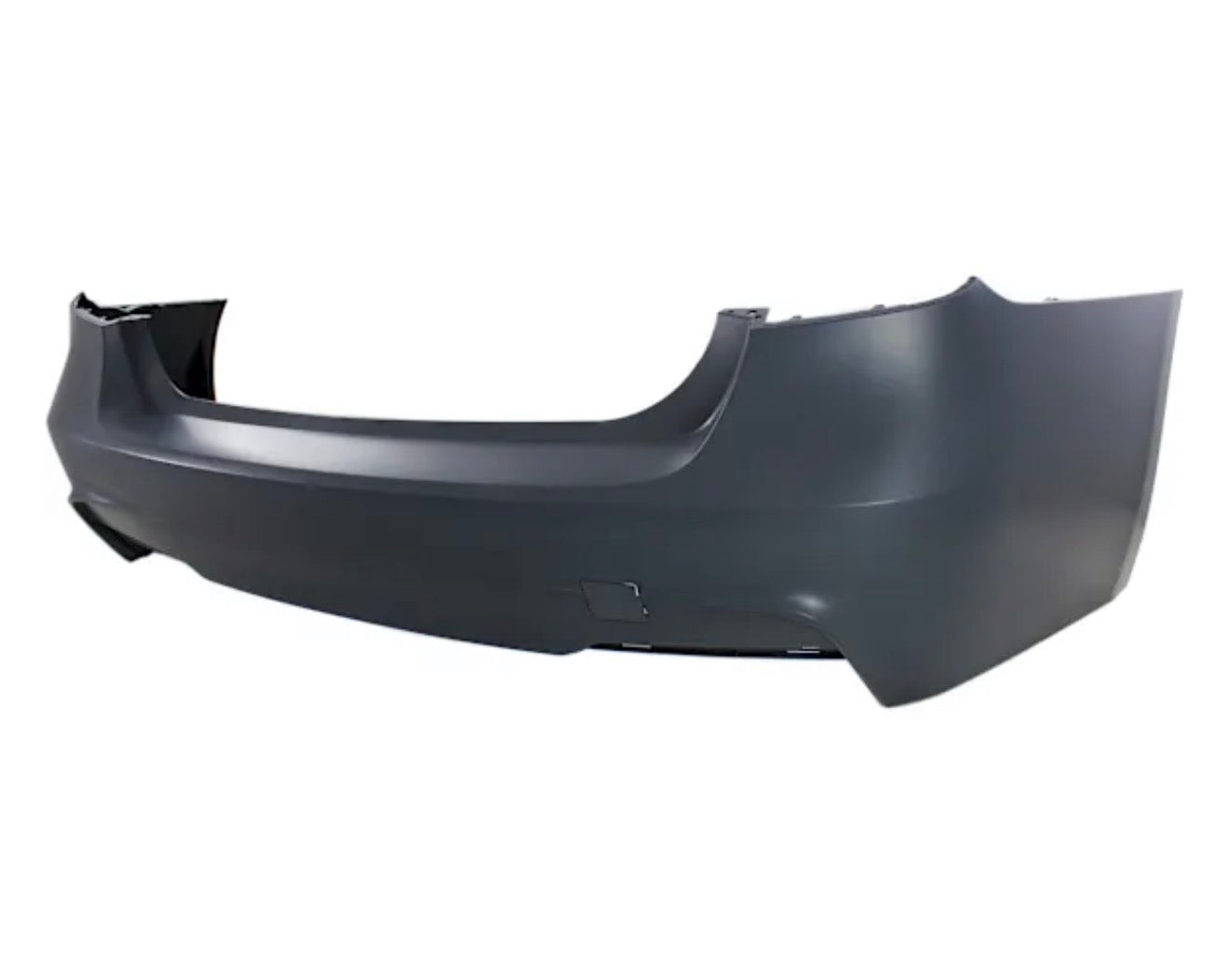 2016-2018 BMW 340i - Rear Primed Bumper Cover, Sedan, For Models With M Package, Without Park Distance Control