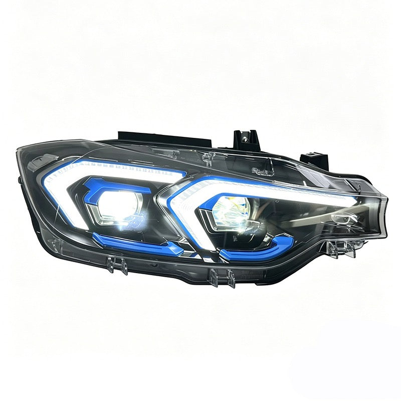 BMW F30 Dual Color LED Headlights | White & Yellow DRL | Xenon / LED / Halogen Compatible