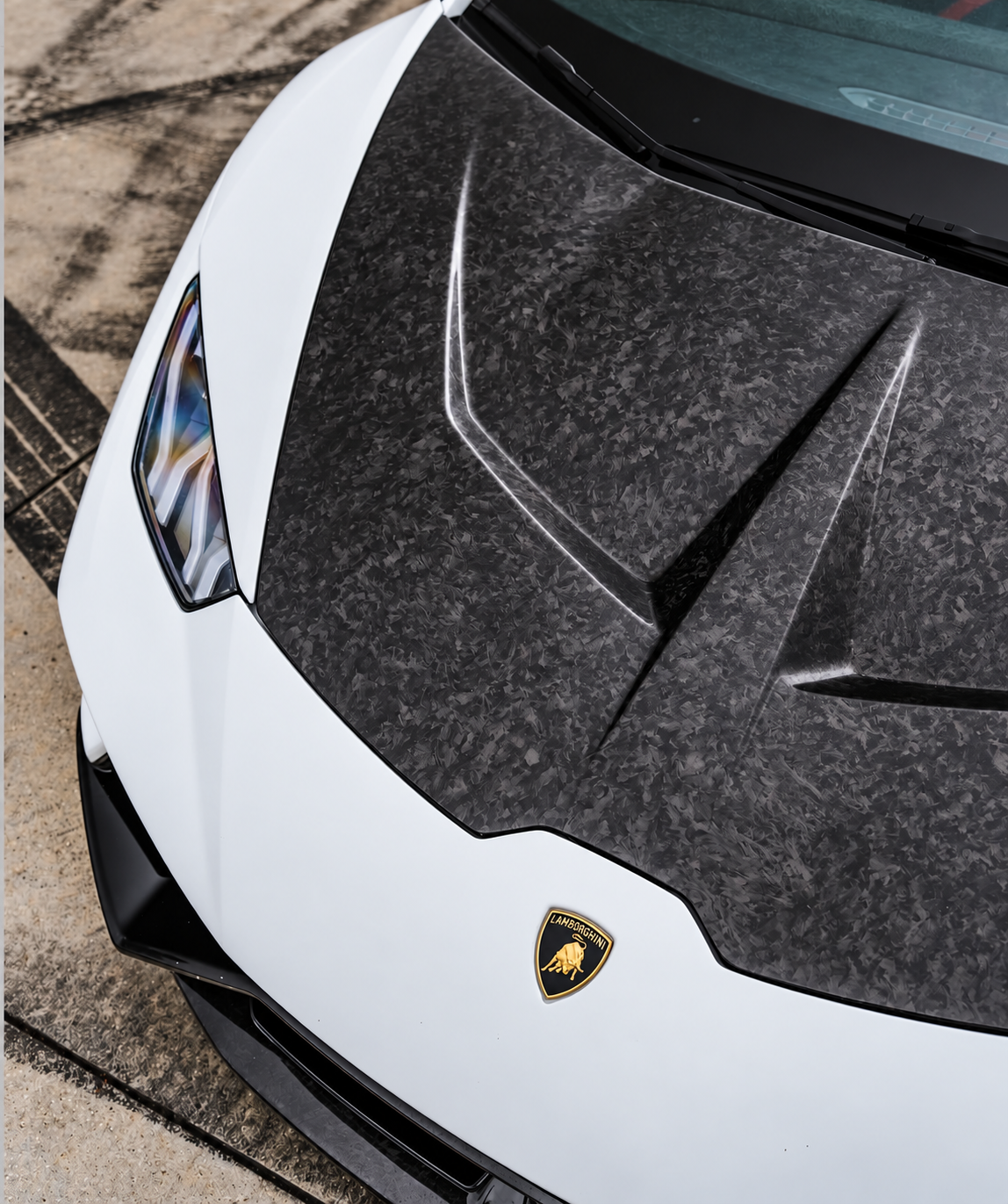 Lamborghini Huracán 1016 Style Double-Sided Carbon Fiber Hood