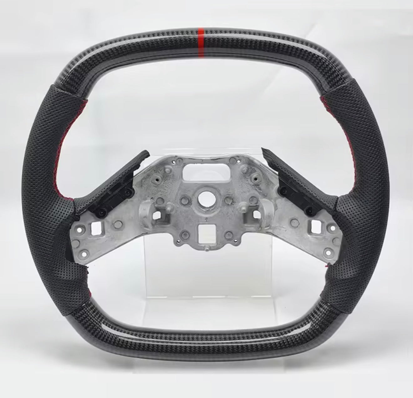 2020-2025 Corvette C8 Black Leather Steering Wheel