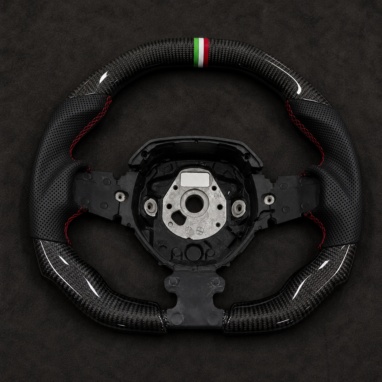 Lamborghini Aventador Carbon Fiber Performance Steering Wheel | Flat Bottom | 2012-2022