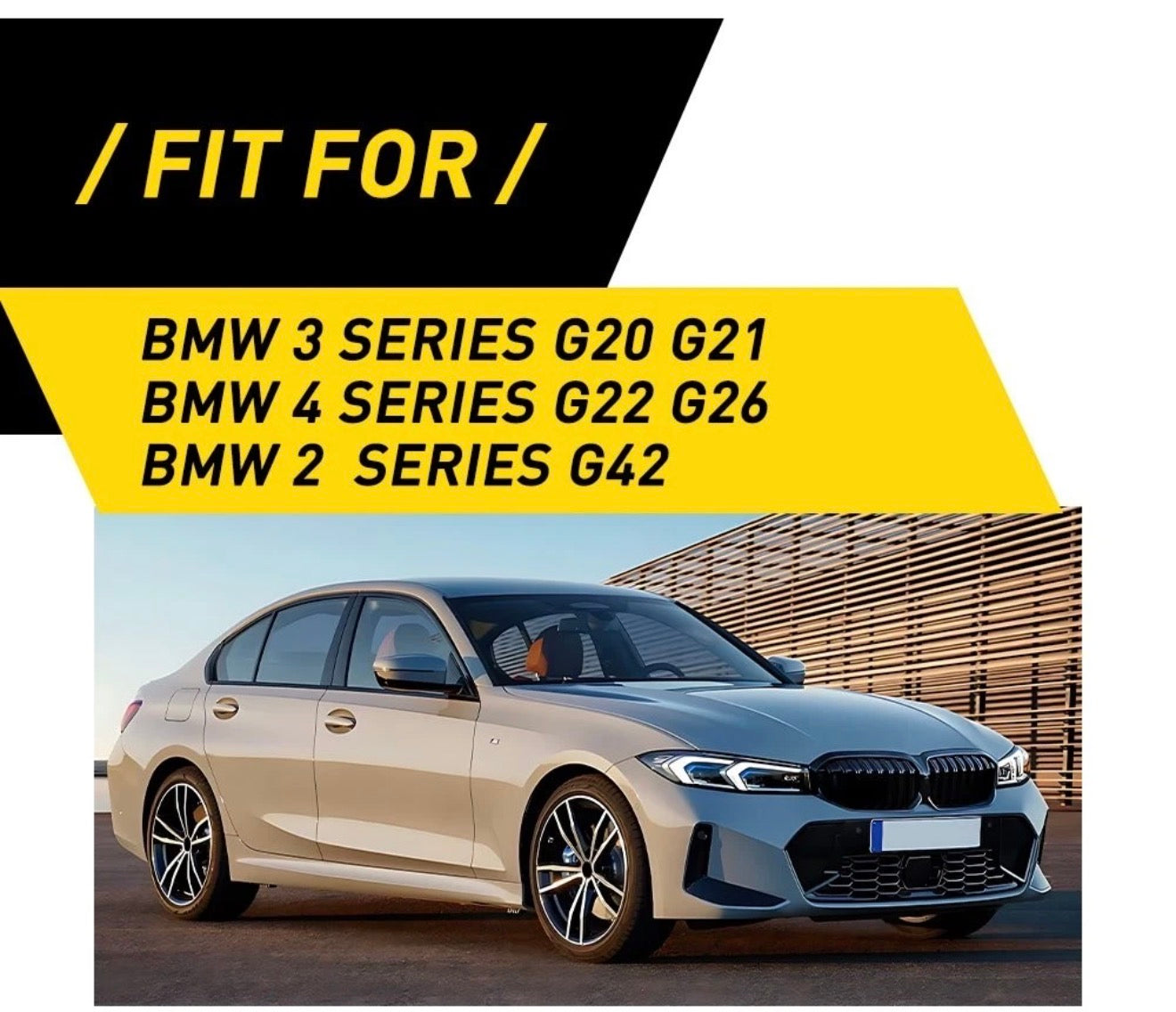 Carbon Fiber Interior Trim Cover Set For BMW 2-3-4 G Series 2019-2022