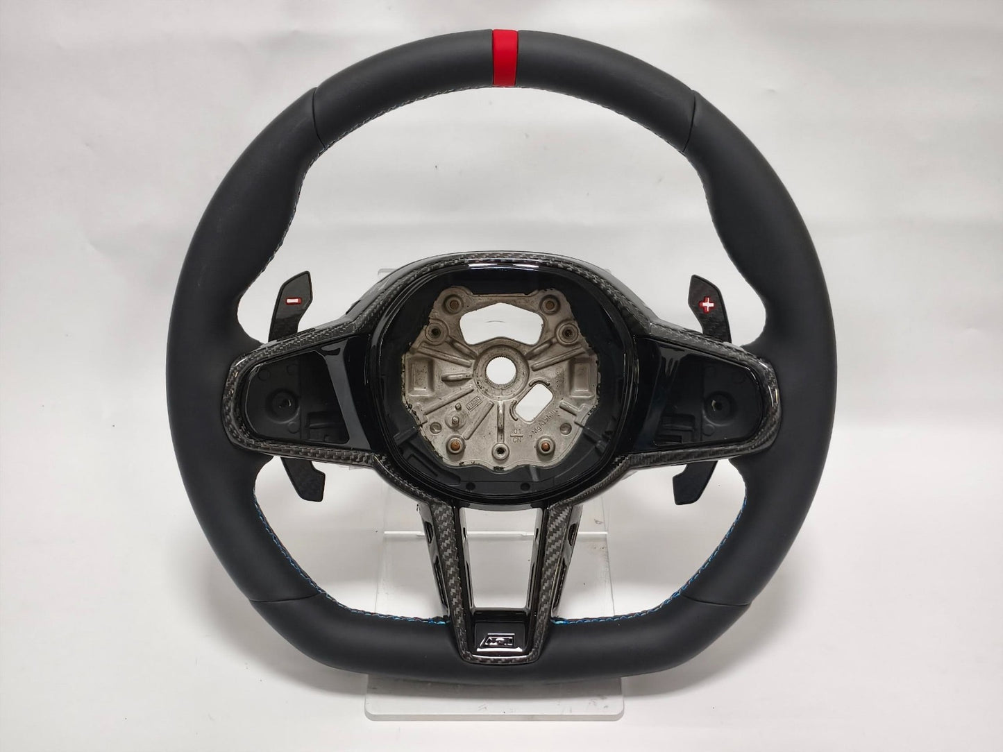 BMW Full German Leather Race Stripe Steering wheel For G models 2019-2026