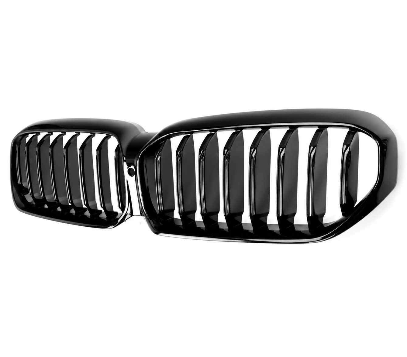 For 2021-2024 BMW G30 G31 530i 540i Gloss Black Front Bumper Kidney Hood Grille