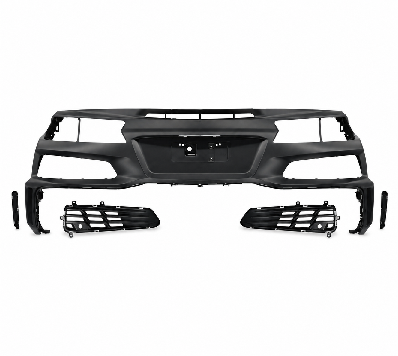 For 2020+ Corvette C8 Z06 Style Matte BLACK Rear Bumper kit Rear body kit