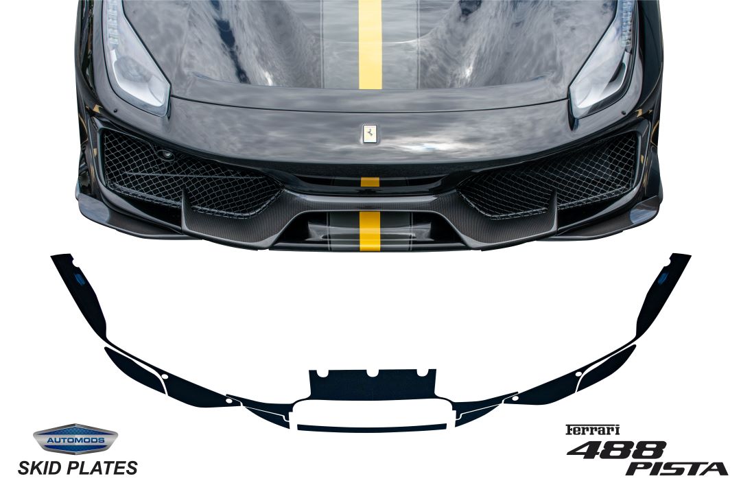 Ferrari 488 Pista (2019-2020) Underneath Protection Skid Plates