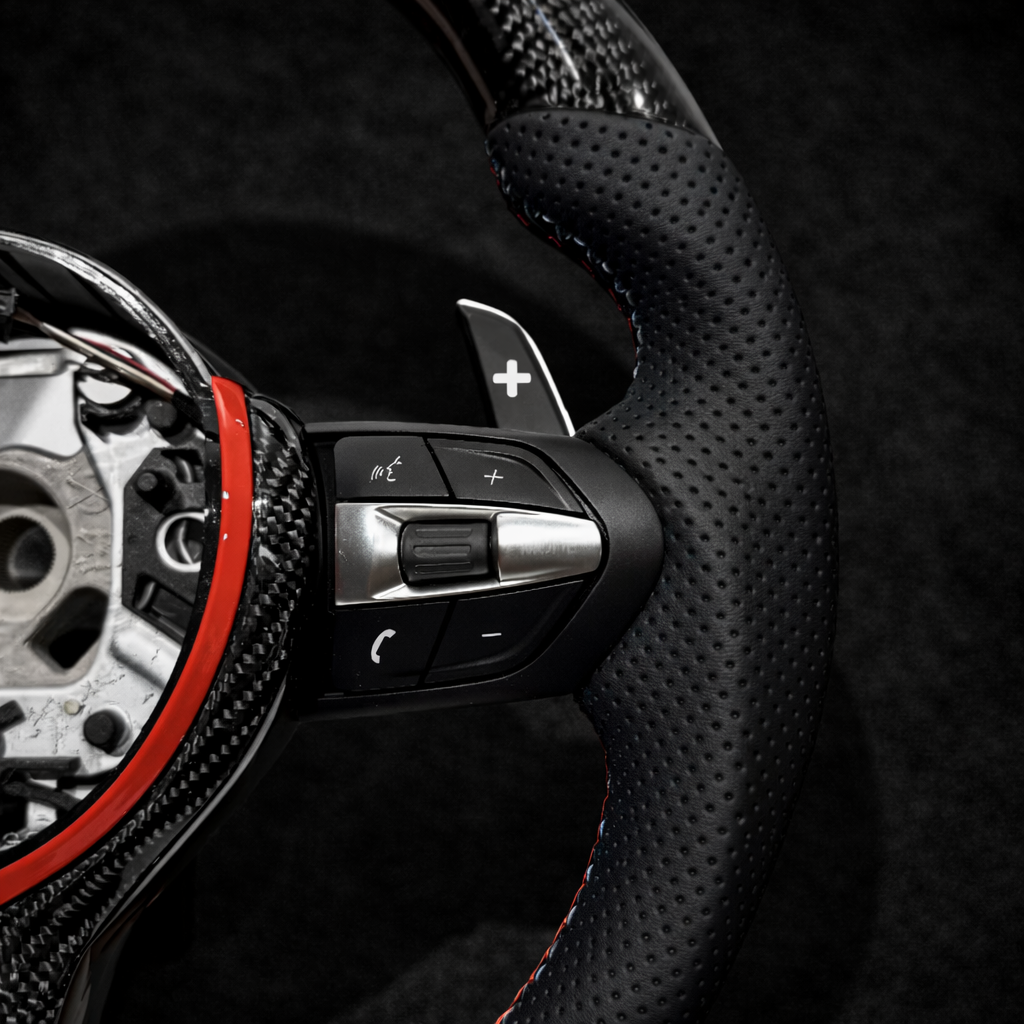 BMW M Sport Daytona Red Livery Steering Wheel for 2012-2019 models