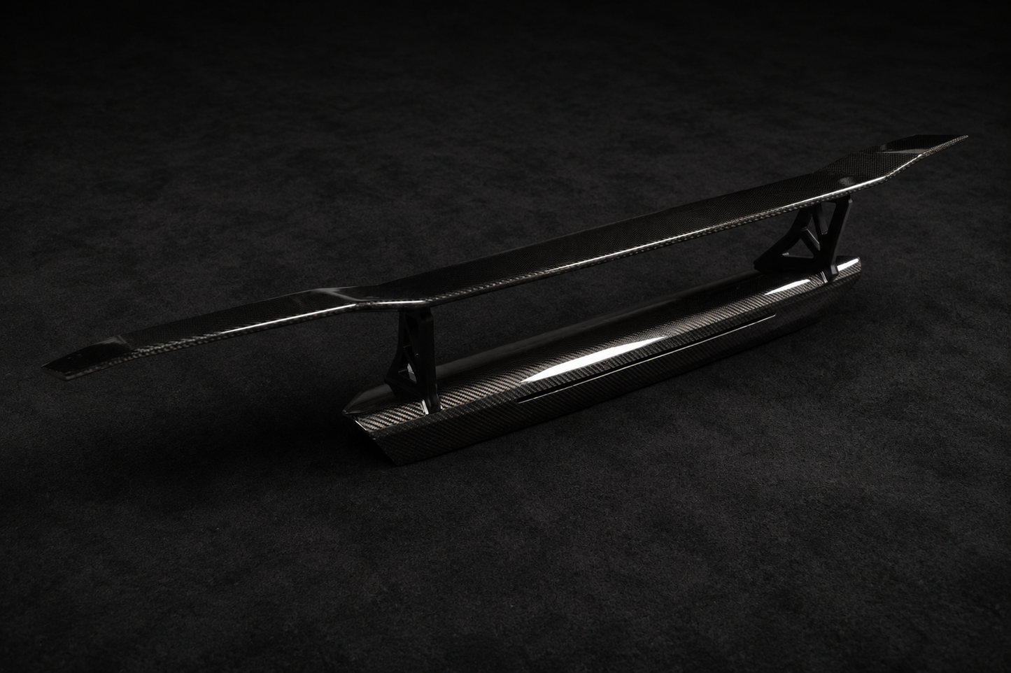Lamborghini Huracán Dry Carbon Fiber Clear Coated Rear Wing | OEM+ Performance Style