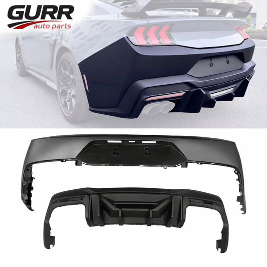 Ford Mustang 24-26 OE Rear Bumper & Race diffuser Combo