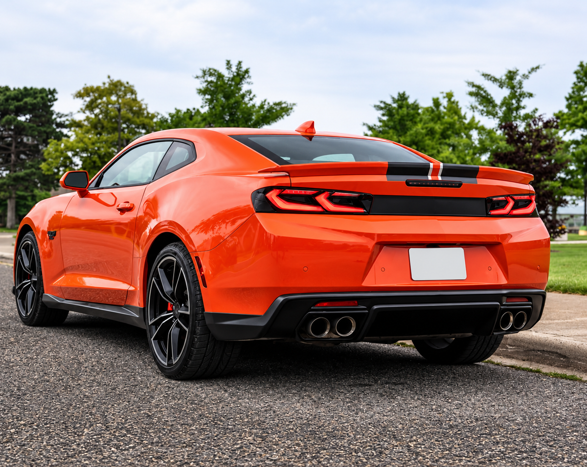 Pair Full LED Tail Lights For 2016-2018 Chevrolet Camaro w/ Sequential Lamp