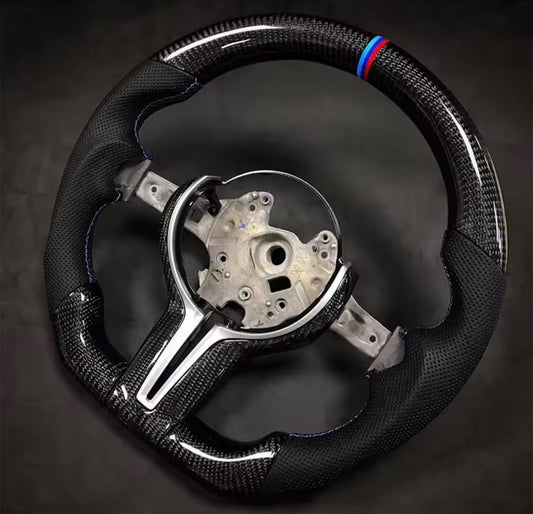 M Upgraded Steering Wheel For BMW M Sport Carbon Fiber
