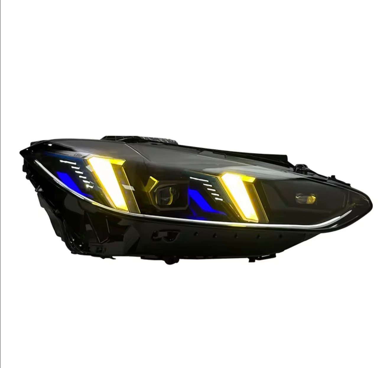 BMW Snake Style Headlights Triple DRL color feature for 4 series / M4 / M3 2021-2024