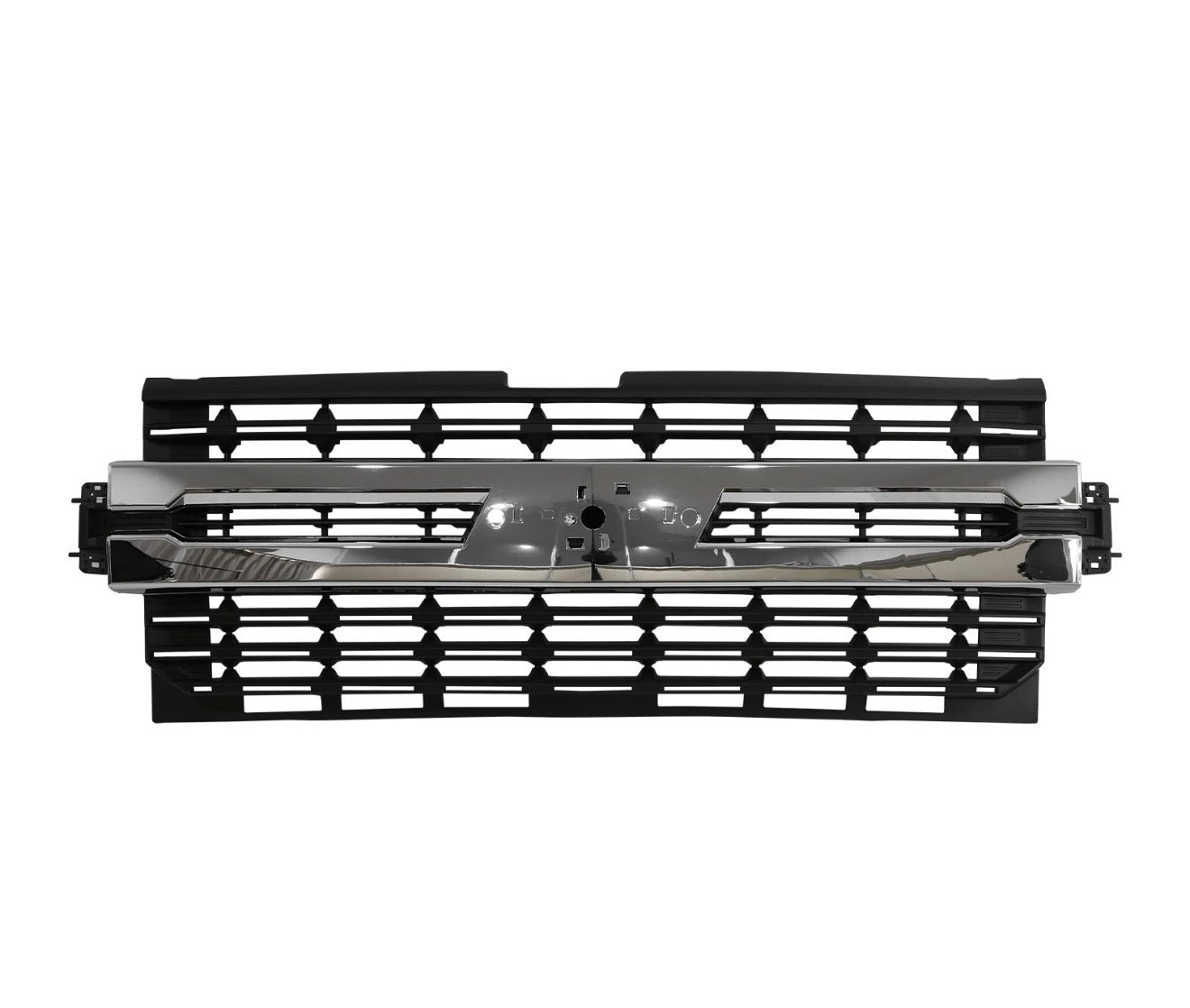Chrome Front Bumper Grill For 2019 2020 2021 Chevy Silverado 1500 8449330