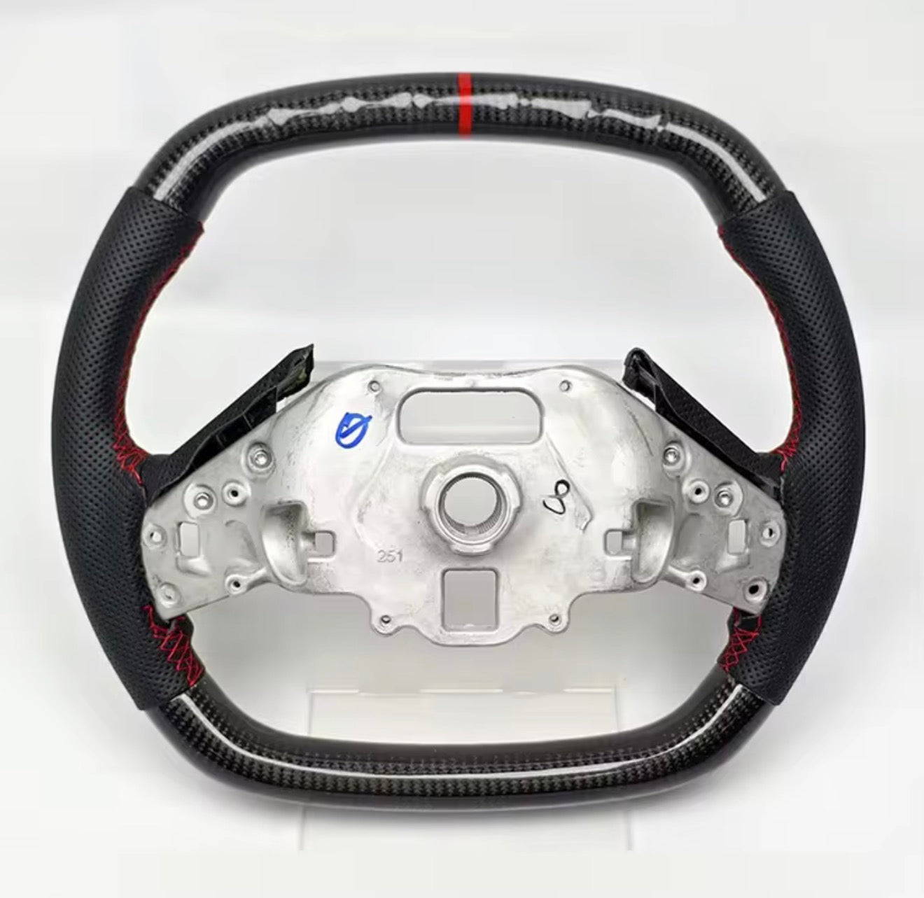 2020-2025 Corvette C8 Black Leather Steering Wheel
