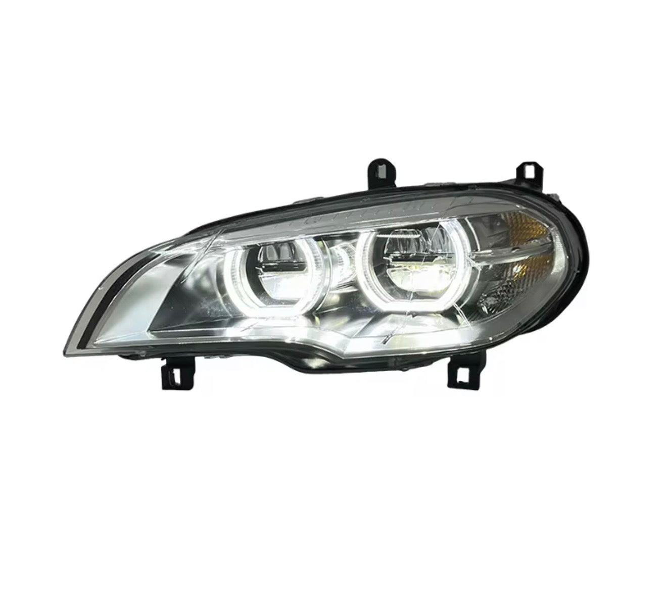 BMW X5 E70 Dual Color LED Headlights (2008–2013) – White & Yellow DRL Upgra