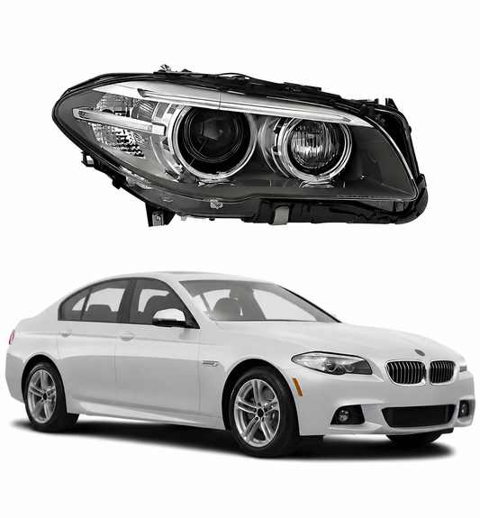 HID/Xenon Headlight W/ AFS For 2014-2016 BMW 5 Series Passenger Side W/O Bulb