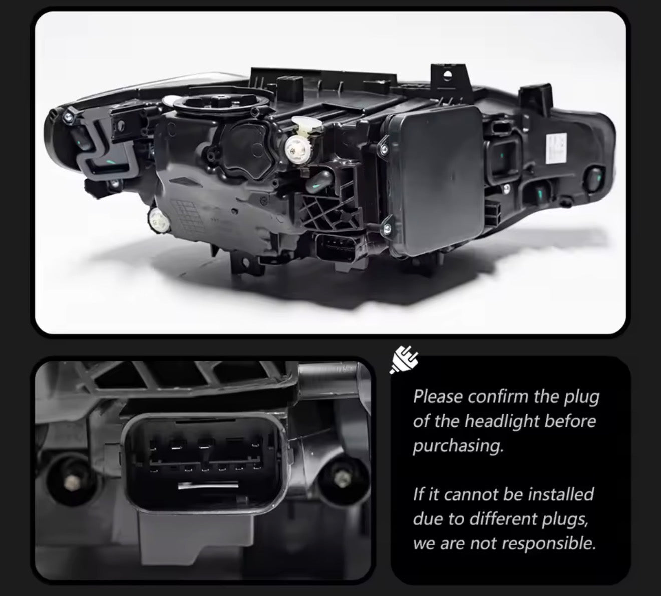 BMW F30/F31 Full LED Blue DRL Projector Headlights (2012–2019) | Sequential Turn Signal | Plug & Play