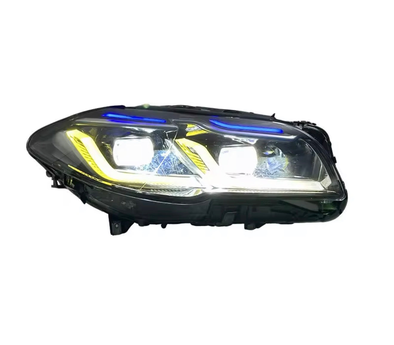 BMW 5 Series 2011-2017 Dual-color DRL Feature FULL LED Headlights Upgrade