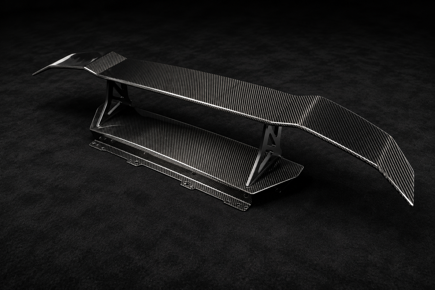 Lamborghini Huracán Dry Carbon Fiber Clear Coated Rear Wing | OEM+ Performance Style