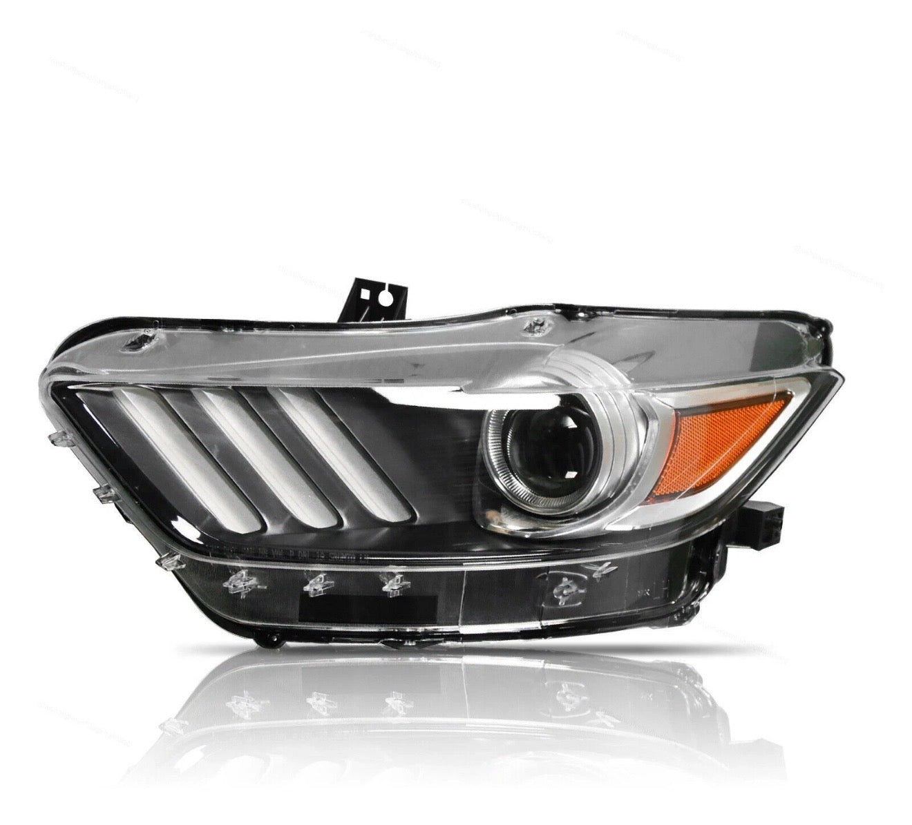 For 2015-2017 Ford Mustang HID/Xenon Headlight Assembly w/o Bulb Pair Left+Right