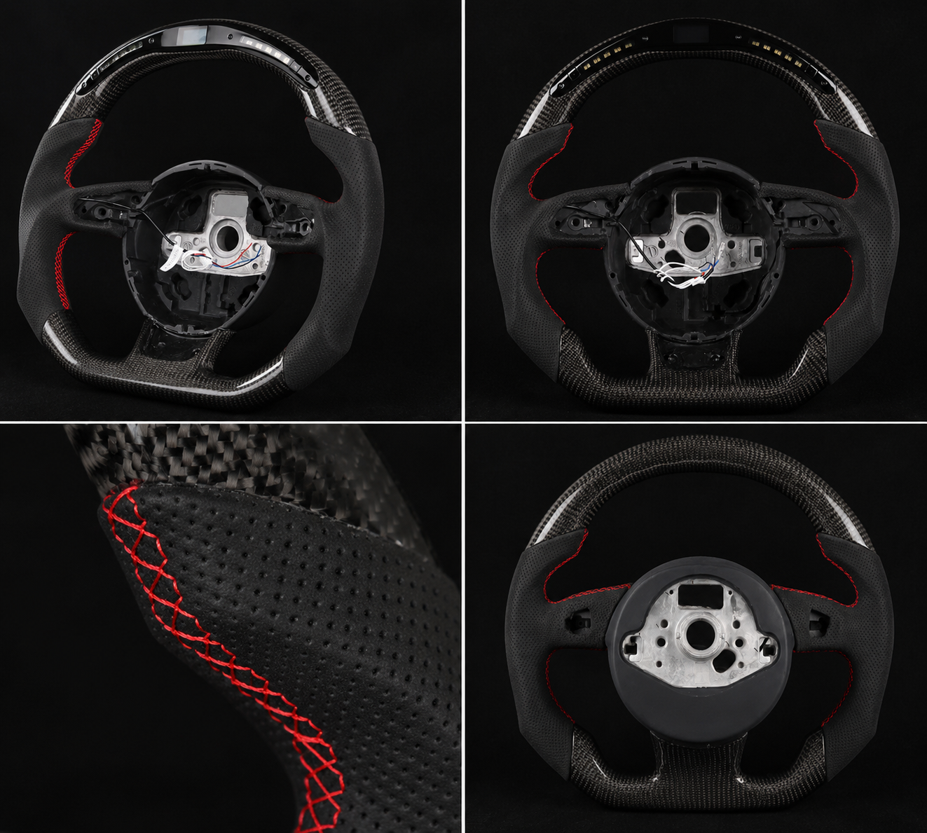 Carbon Fiber LED Performance Steering Wheel for Audi RS & S Models B8/B8.5 (2012–2016)