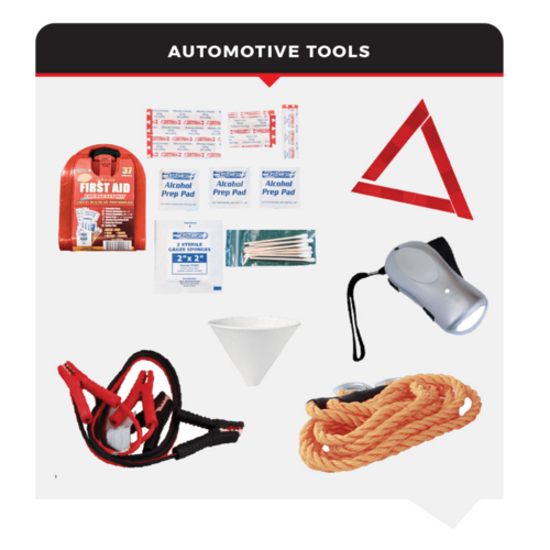 Kit de emergencia para automóviles WSK: elementos esenciales para la seguridad vial de automóviles y camiones