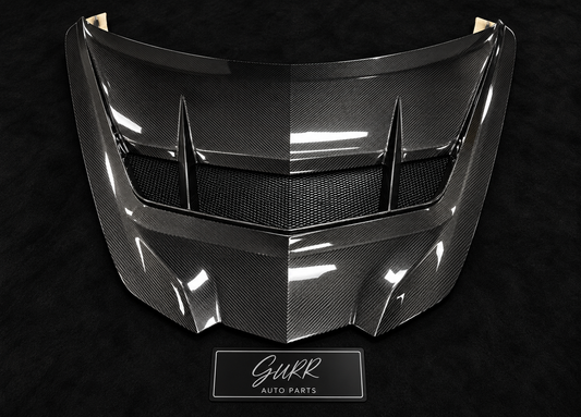 2020-2025 Corvette C8 | ZR1X DRY Carbon Fiber Hood Clear Coated