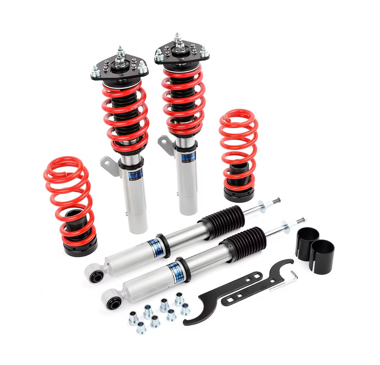 Volkswagen T-Roc 2017–2019 Adjustable Mono-Tube Coilover Suspension Kit | Height & Rebound Adjustable