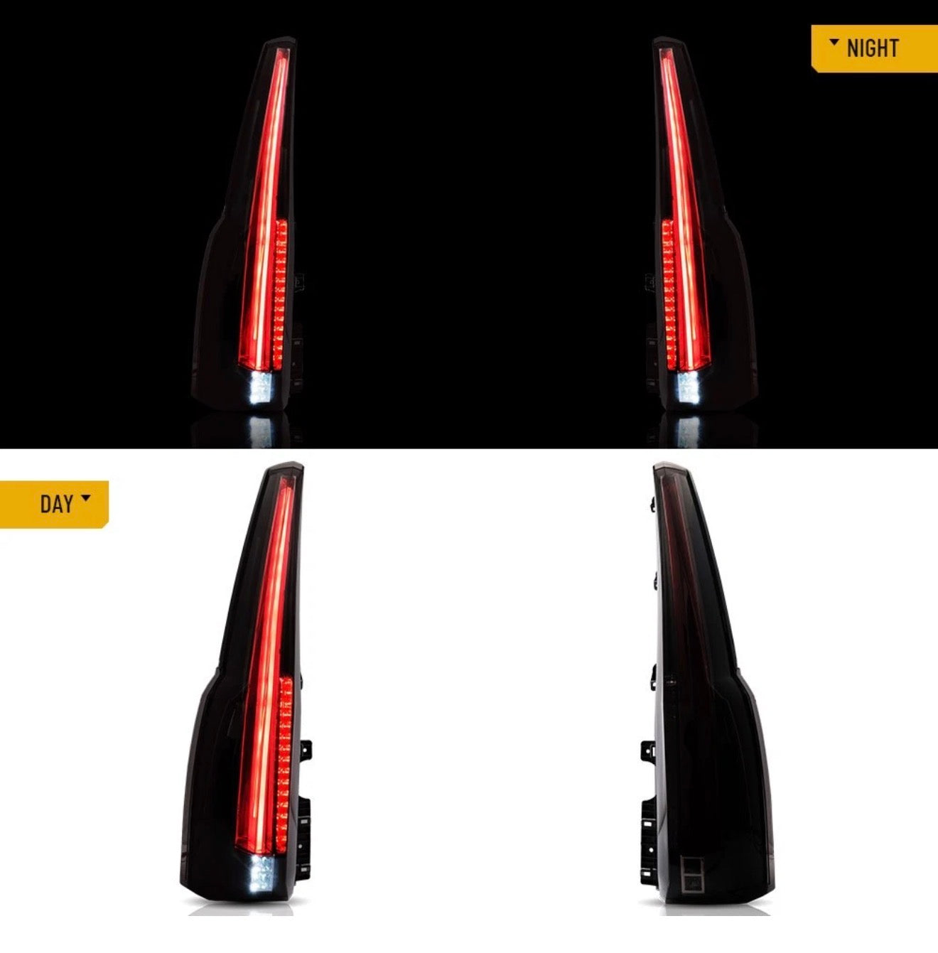 Tail Lights For 2015-2020 Chevy Tahoe Suburban LED Rear Assembly Startup Signal