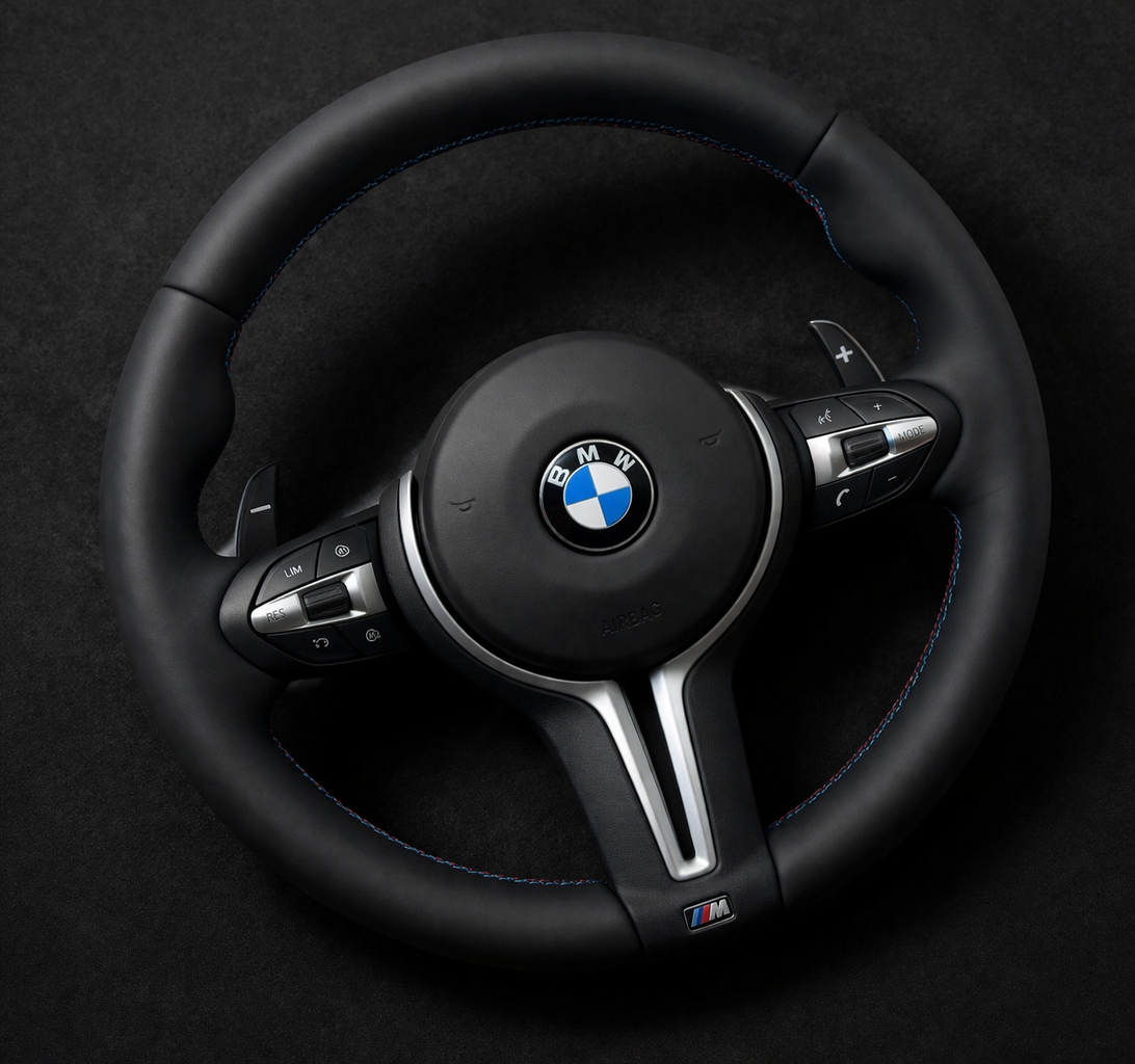 BMW M Performance Classic Leather Steering Wheel for 2012-2019 models