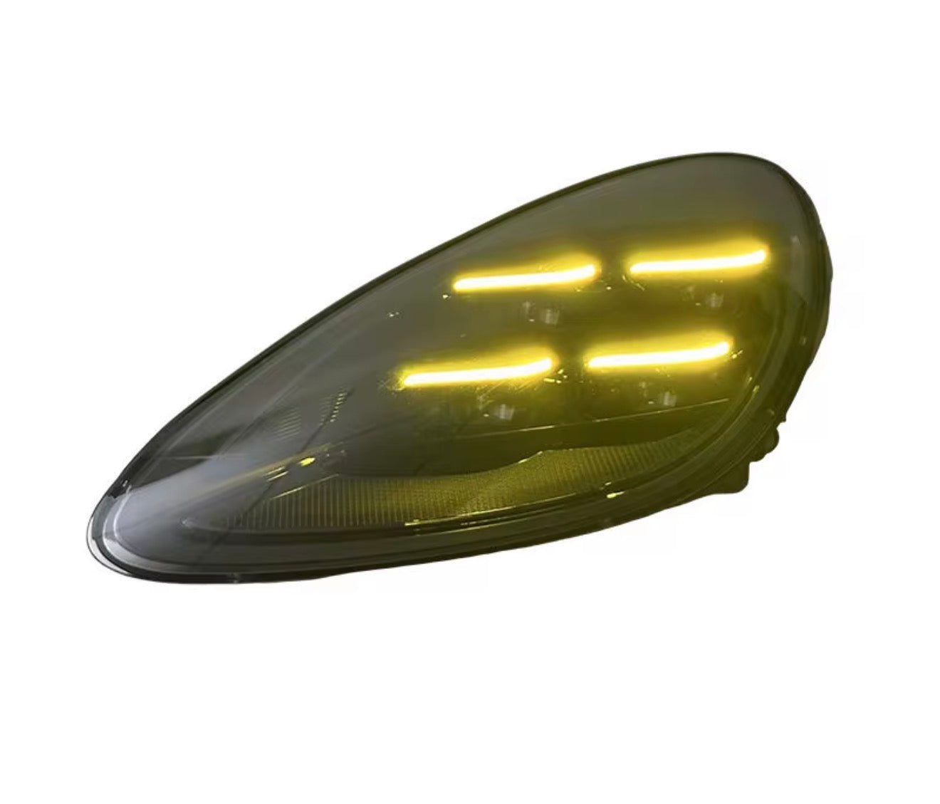 Porsche Cayenne 2011-2013 Upgrade to 2025 Matrix Style Dual DRls ( Yellow & White ) headlights