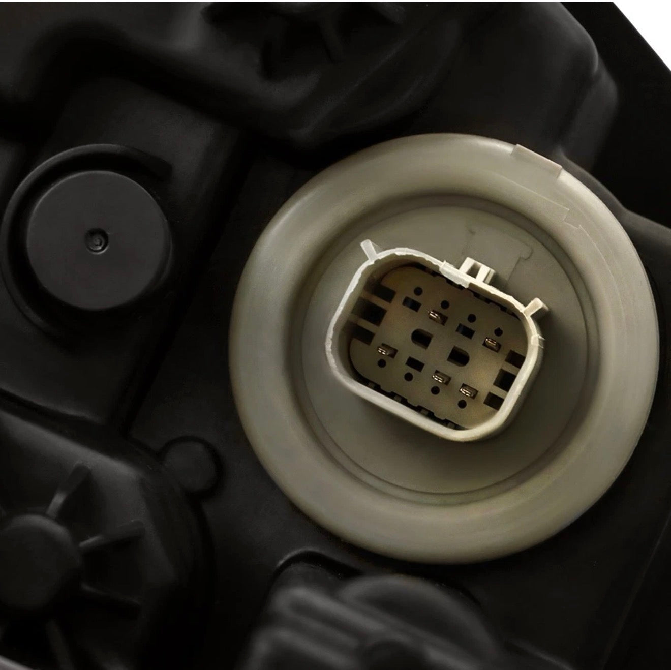 Black For 2021-2023 Dodge Durango Pair of Headlights LED W/ Halogen Turn Signal