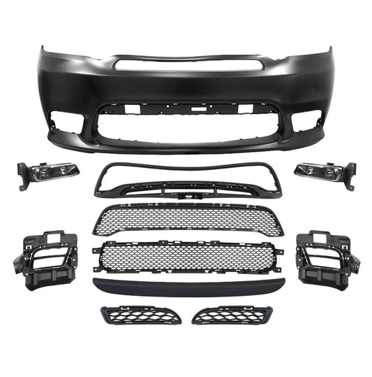 2016-2020 Dodge Durango SRT 11PCS Full Front Bumper Cover With Fog Lights
