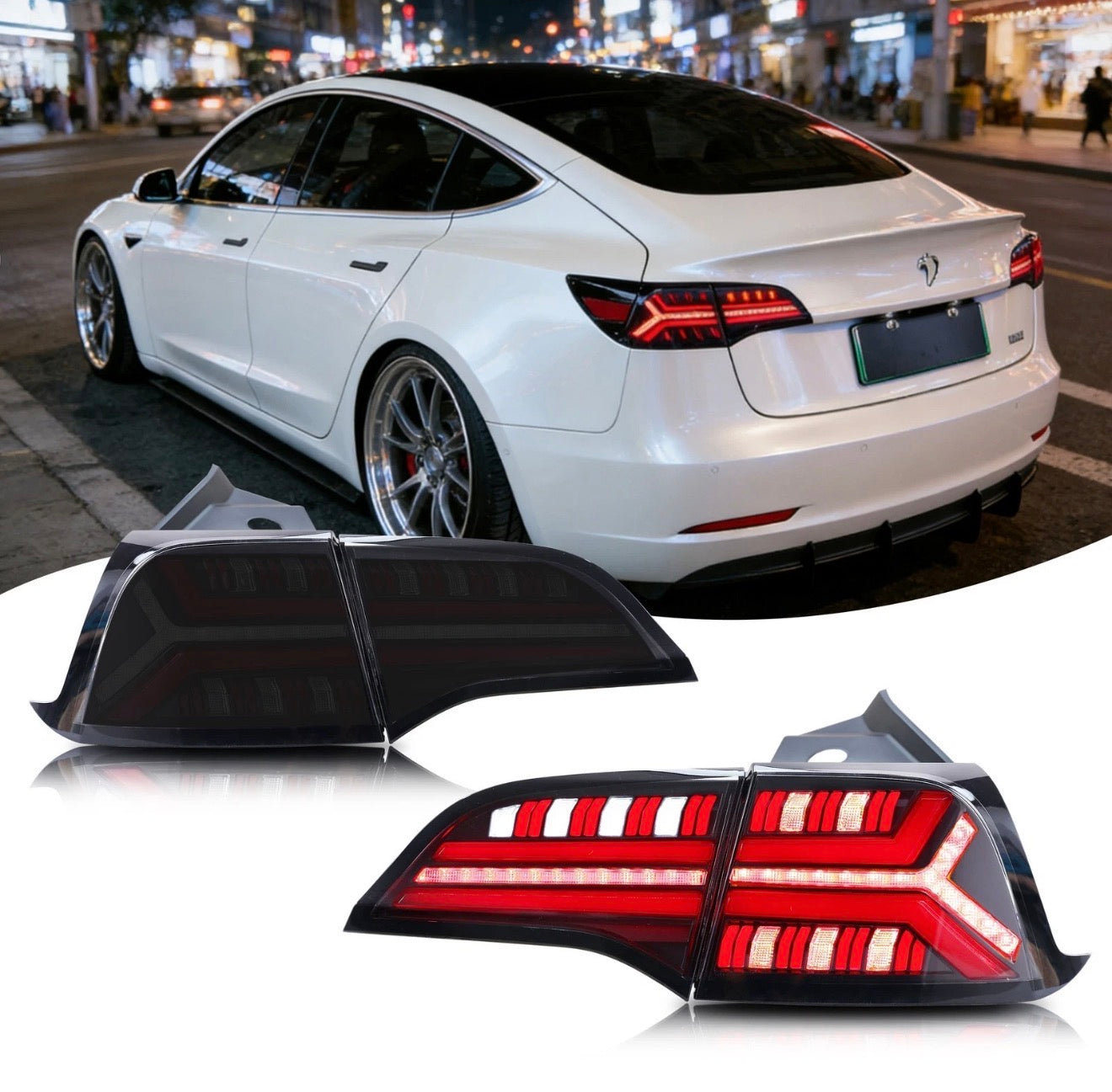 Tesla model 3/Y 2017-2022 Full LED sequential taillights