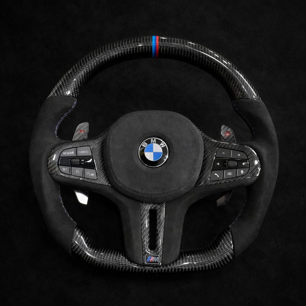 BMW M Performance Race edition Carbon Fiber & Alcantara Steering Wheel for 2018-2026 G models