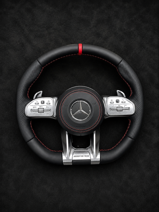 Mercedes-Benz AMG Performance Steering Wheel Red Stitch Edition | for 2015-2024 models