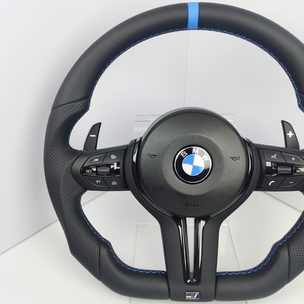 BMW M Performance Race Blue Steering wheel for 2012-2019 models