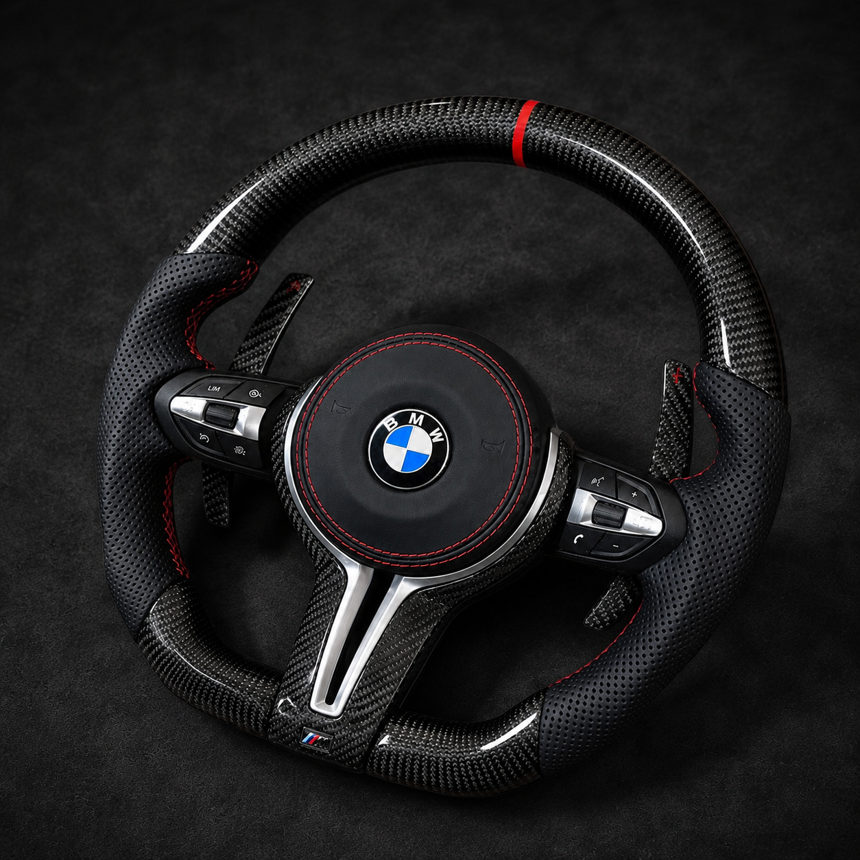 BMW M Performance Italian Style Carbon Fiber Steering Wheel (2008–2018)