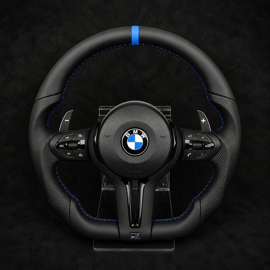 BMW M Performance Race Blue Steering wheel for 2012-2019 models