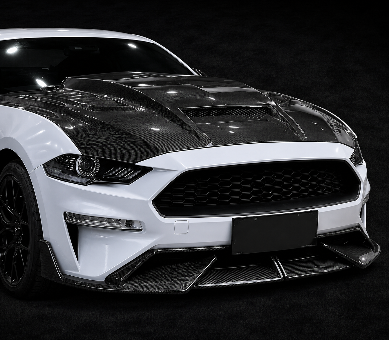 Carbon Fiber Hood for Ford Mustang 2018-2022