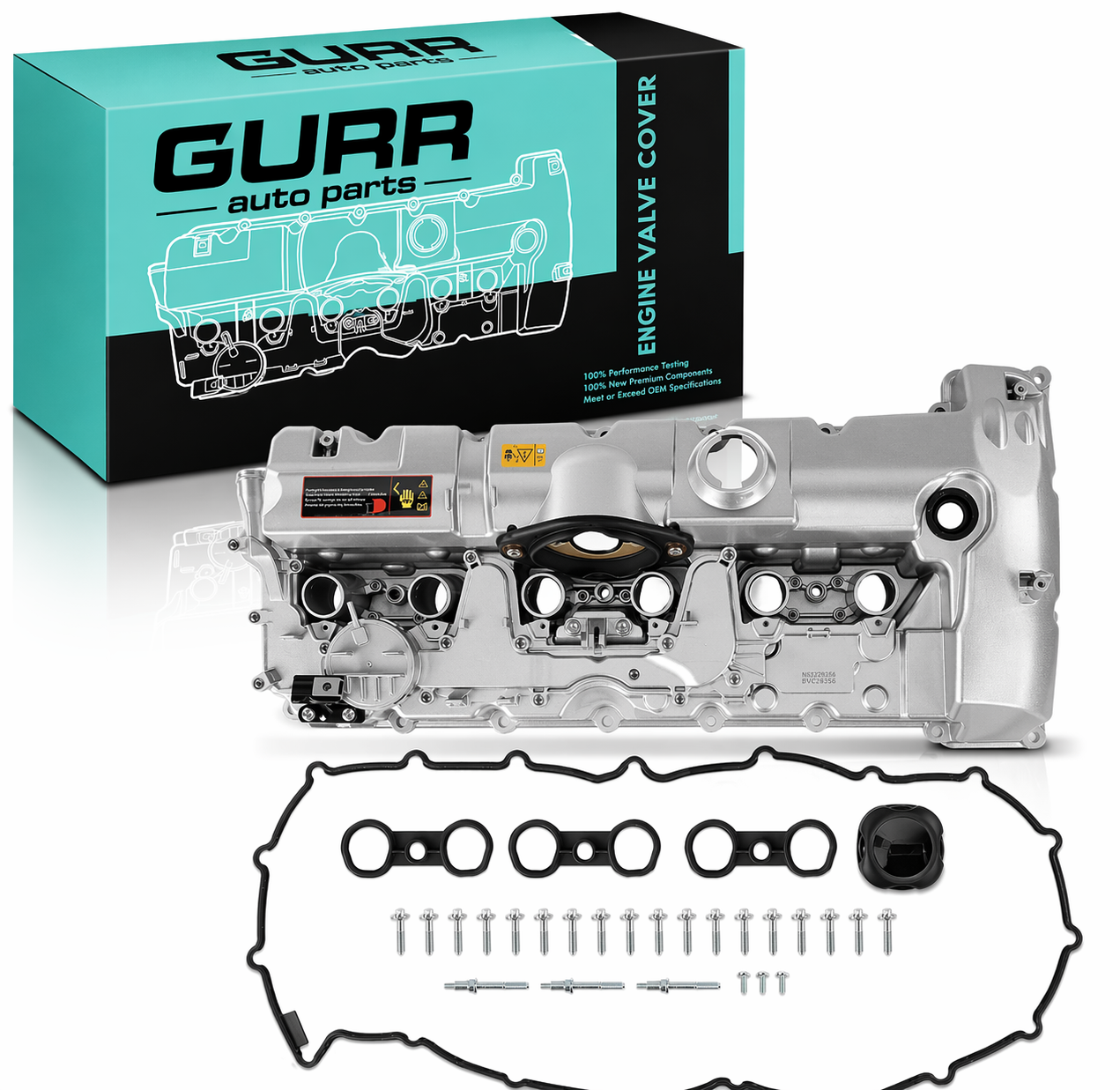 Aluminum Valve Cover for BMW N52 E70 E82 E90 E91 328i 528i 128i X3 X5 Z4