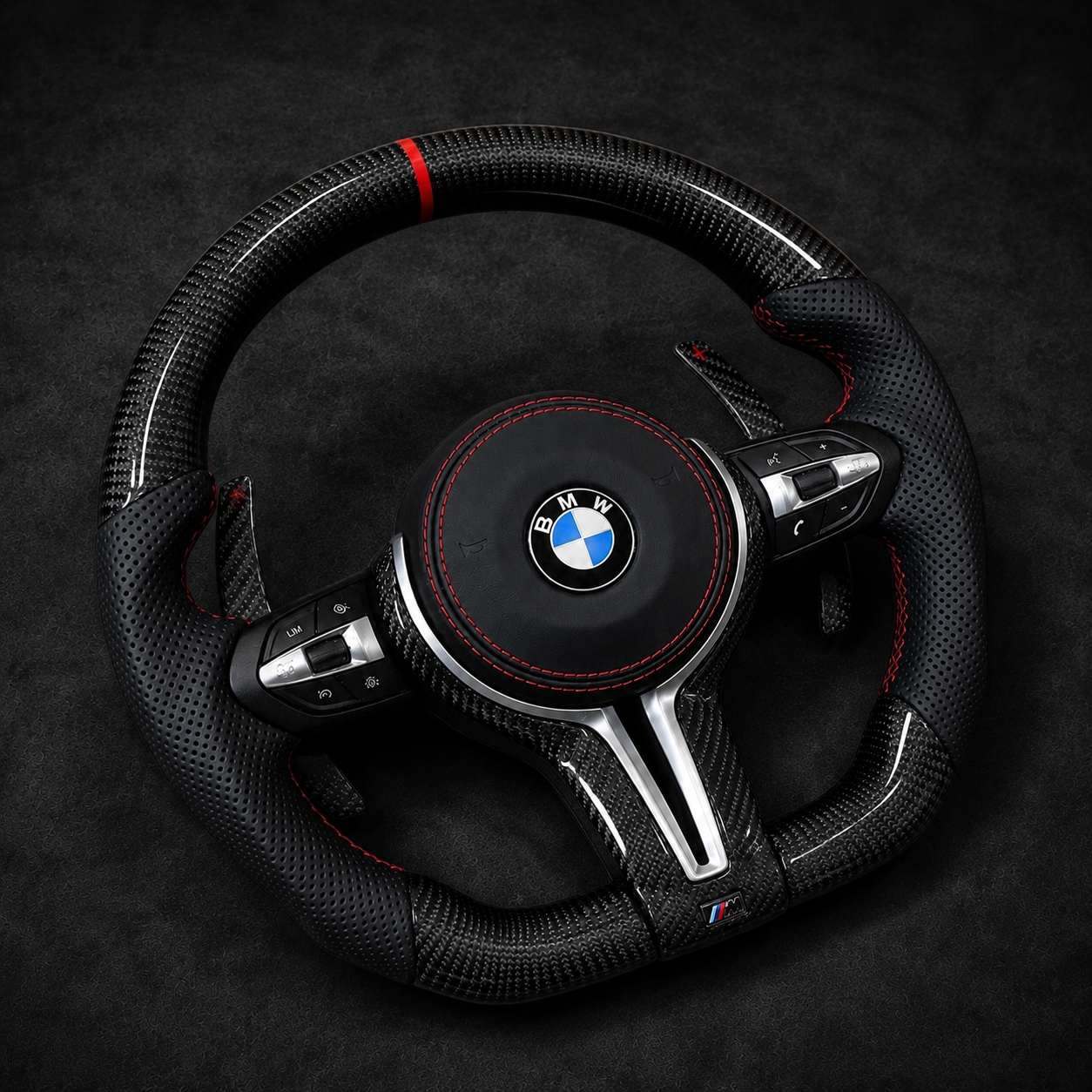 BMW M Performance Italian Style Carbon Fiber Steering Wheel (2008–2018)