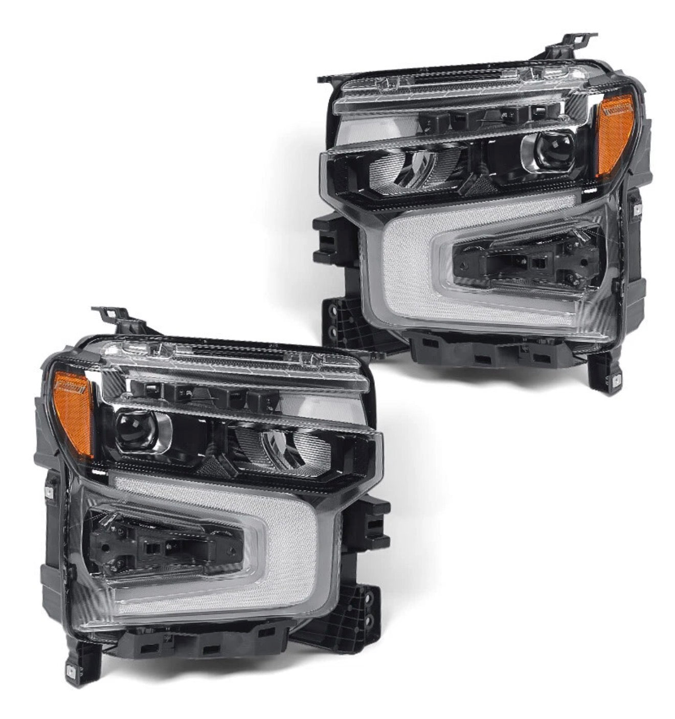 2022-2025 Chevy Silverado 1500 LT / RST, Pair Full LED Headlights