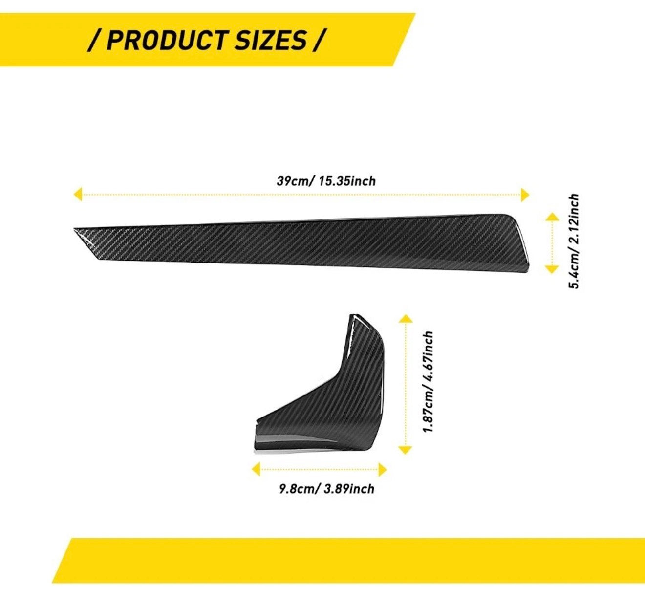 Carbon Fiber Interior Trim Cover Set For BMW 2-3-4 G Series 2019-2022