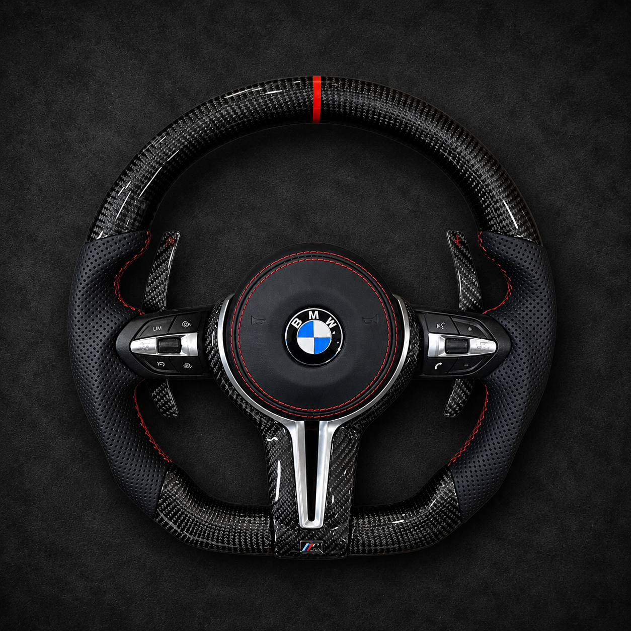 BMW M Performance Italian Style Carbon Fiber Steering Wheel (2008–2018)